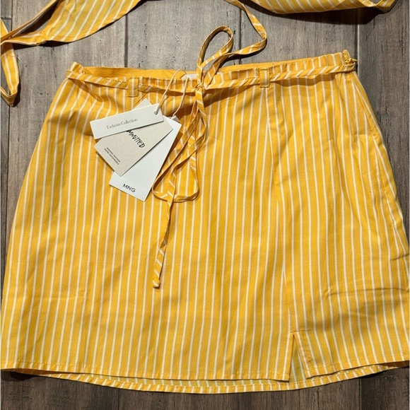 Mango - yellow striped skirt and top included! - Picture 7 of 13
